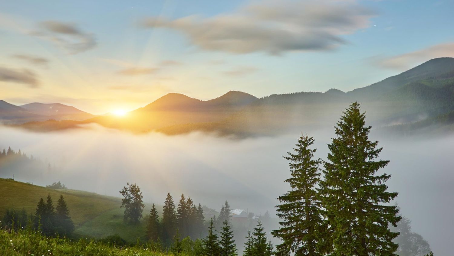 En kvinne får en avslappende behandling med hender plassert på hodet.